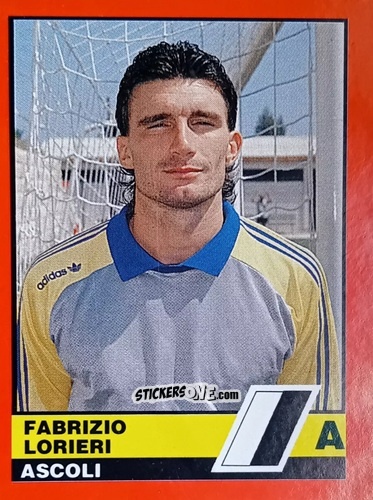 Figurina Fabrizio Lorieri - Calciatori d'Italia 1989-1990 n. 1 - Vallardi