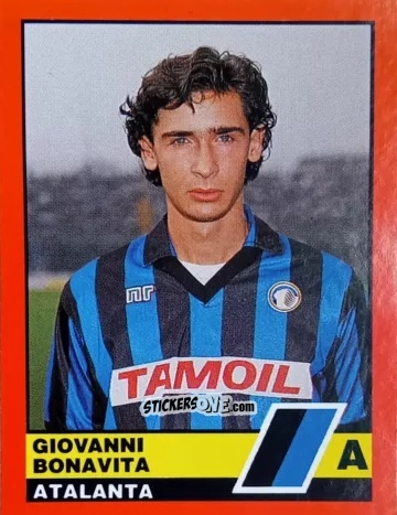 Cromo Giovanni Bonavita - Calciatori d'Italia 1989-1990 n. 28 - Vallardi