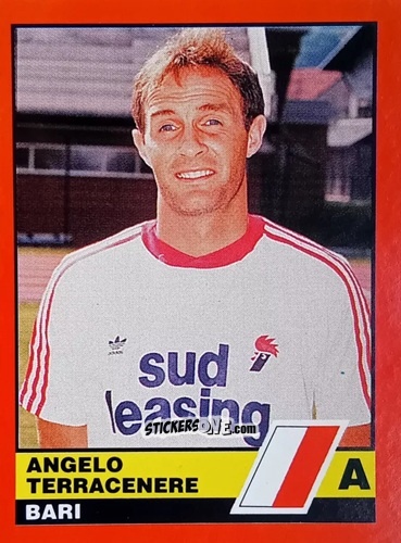 Sticker Angelo Terracenere - Calciatori d'Italia 1989-1990 n. 49 - Vallardi