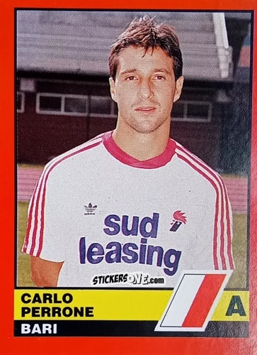 Cromo Carlo Perrone - Calciatori d'Italia 1989-1990 n. 57 - Vallardi