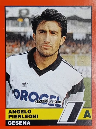 Sticker Angelo Pierleoni - Calciatori d'Italia 1989-1990 n. 95 - Vallardi