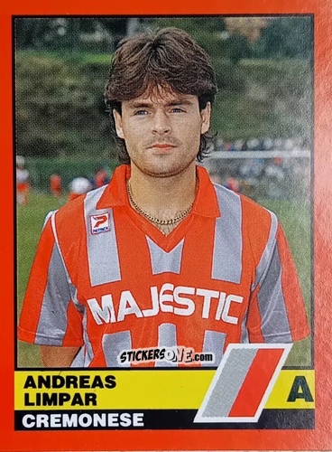 Figurina Anders Limpar - Calciatori d'Italia 1989-1990 n. 117 - Vallardi