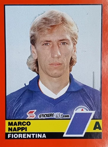 Cromo Marco Nappi - Calciatori d'Italia 1989-1990 n. 141 - Vallardi