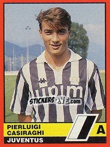 Cromo Pier Luigi Casiraghi - Calciatori d'Italia 1989-1990 n. 201 - Vallardi