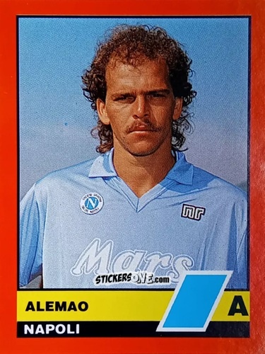 Sticker Ricardo Alemao - Calciatori d'Italia 1989-1990 n. 286 - Vallardi