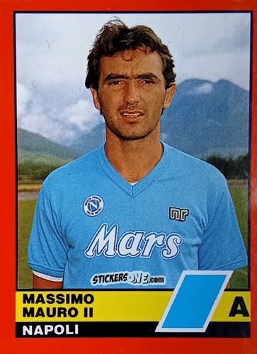 Sticker Massimo Mauro - Calciatori d'Italia 1989-1990 n. 287 - Vallardi