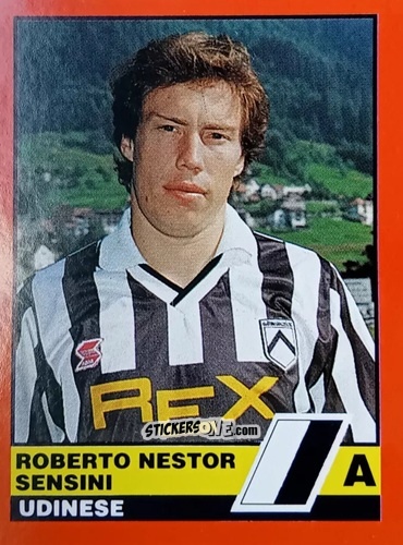 Figurina Nestor Sensini - Calciatori d'Italia 1989-1990 n. 342 - Vallardi