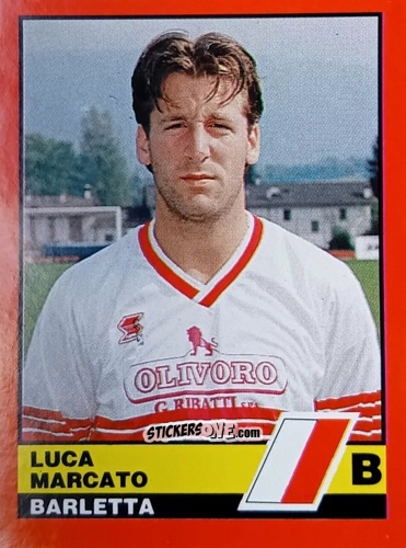 Cromo Luca Marcato - Calciatori d'Italia 1989-1990 n. 401 - Vallardi