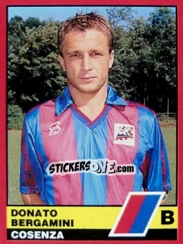 Cromo Donato Bergamini - Calciatori d'Italia 1989-1990 n. 464 - Vallardi