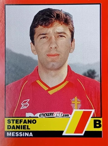 Sticker Stefano Daniel - Calciatori d'Italia 1989-1990 n. 495 - Vallardi