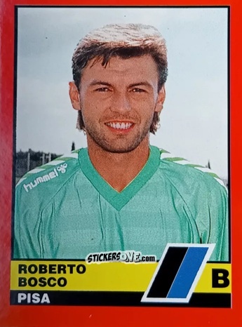 Sticker Roberto Bosco - Calciatori d'Italia 1989-1990 n. 564 - Vallardi