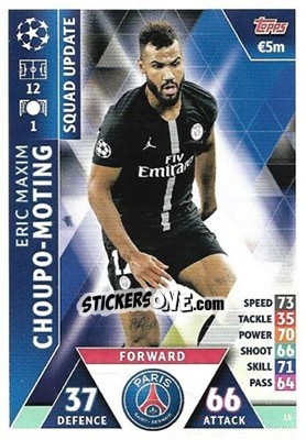 Cromo Eric Maxim Choupo‐Moting - UEFA Champions League 2018-2019. Match Attax. Road to Madrid 19 n. 15 - Topps