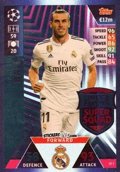 Cromo Gareth Bale - UEFA Champions League 2018-2019. Match Attax. Road to Madrid 19 n. LE1 - Topps