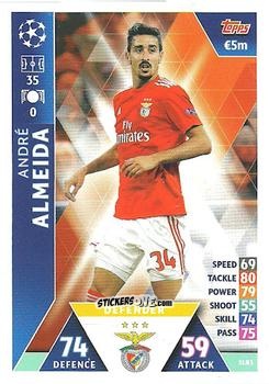 Cromo André Almeida - UEFA Champions League 2018-2019. Match Attax. Road to Madrid 19 n. SLB3 - Topps