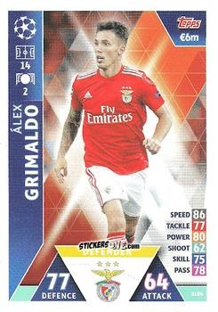 Figurina Alex Grimaldo - UEFA Champions League 2018-2019. Match Attax. Road to Madrid 19 n. SLB4 - Topps