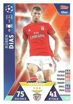 Figurina Rúben Dias - UEFA Champions League 2018-2019. Match Attax. Road to Madrid 19 n. SLB6 - Topps