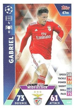 Cromo Gabriel - UEFA Champions League 2018-2019. Match Attax. Road to Madrid 19 n. SLB8 - Topps