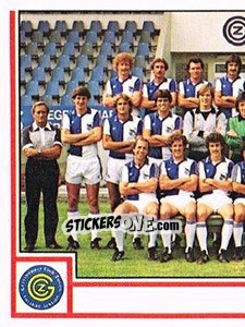 Cromo Mannschaft (puzzle 1) - Football Switzerland 1980-1981 n. 84 - Panini
