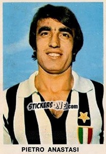 Figurina Pietro Anastasi - Calciatori 1973-1974 n. 131 - Edis