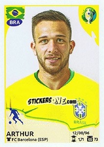 Figurina Arthur - CONMEBOL Copa América Brasil 2019 n. 27 - Panini