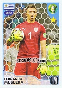 Figurina Fernando Muslera (URU) - CONMEBOL Copa América Brasil 2019 n. 328 - Panini
