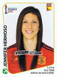 Sticker Jennifer Hermoso - FIFA Women's World Cup France 2019 n. 156 - Panini