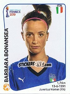 Figurina Barbara Bonansea - FIFA Women's World Cup France 2019 n. 207 - Panini