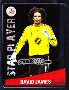 Figurina David James - NPower Championship 2010-2011 n. 27 - Panini