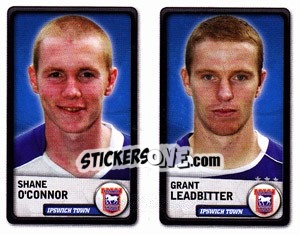 Cromo Shane O`Connor / Grant Leadbitter - NPower Championship 2010-2011 n. 153 - Panini