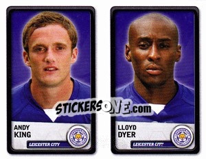 Figurina Andy King / Lloyd Dyer - NPower Championship 2010-2011 n. 183 - Panini