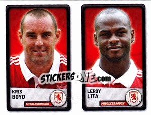 Cromo Kris Boyd / Leroy Lita - NPower Championship 2010-2011 n. 211 - Panini