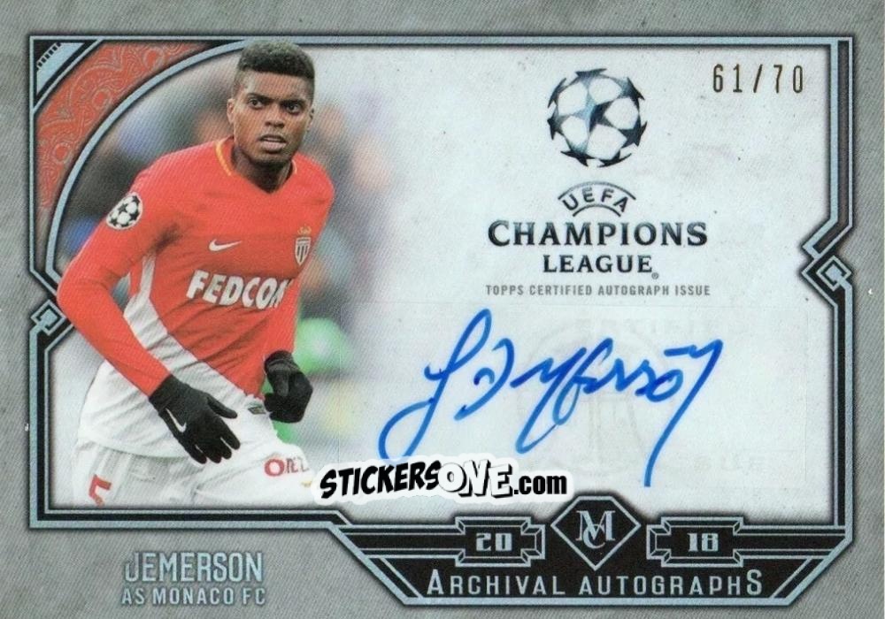 Figurina Jemerson - UEFA Champions League Museum Collection 2017-2018 n. AA-JE - Topps