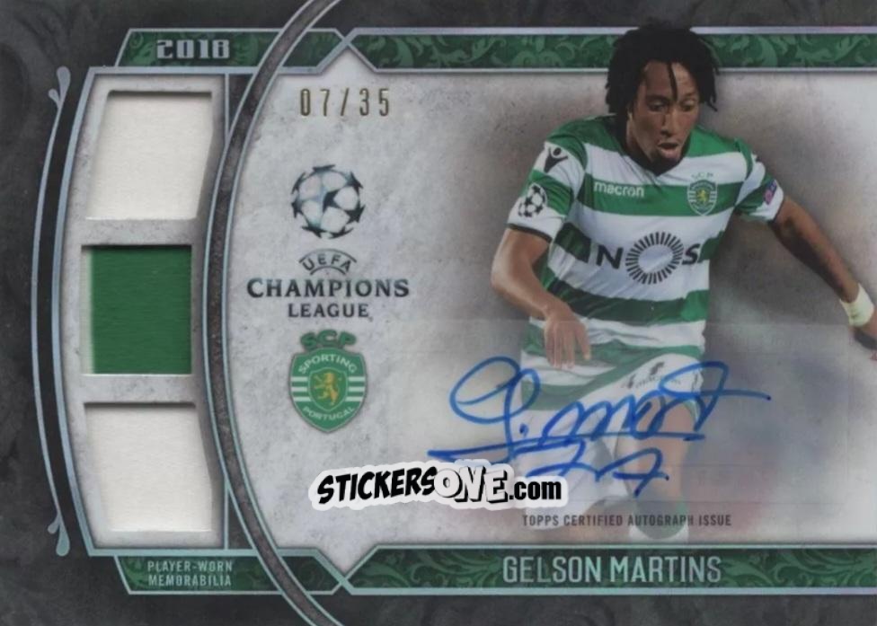 Sticker Gelson Martins - UEFA Champions League Museum Collection 2017-2018 n. MTR-GM - Topps