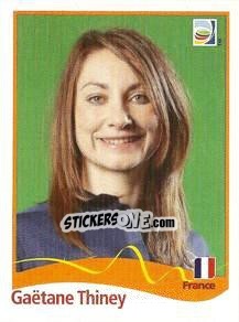 Sticker Gaetane Thiney - FIFA Women's World Cup Germany 2011 n. 100 - Panini