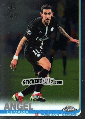 Figurina Ángel Di María - UEFA Champions League Chrome 2018-2019 n. 39 - Topps