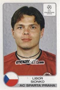 Figurina Libor Sionko - UEFA Champions League 2001-2002 n. 296 - Panini