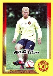 Figurina Paul Scholes - Manchester United 2010-2011 n. 95 - Panini