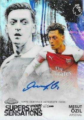 Sticker Mesut Özil - Premier League Chrome 2018-2019 n. A-SS-MO - Topps
