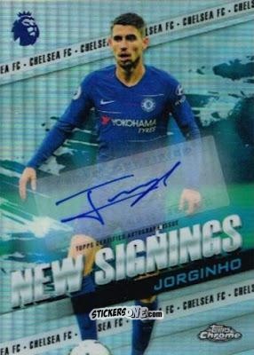 Figurina Jorginho - Premier League Chrome 2018-2019 n. A-NS-J - Topps