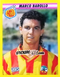 Figurina Marco Barollo - Calcio 1993-1994 n. 137 - Merlin