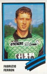 Figurina Fabrizio Ferron - Calcio 1989 n. 20 - Euroflash