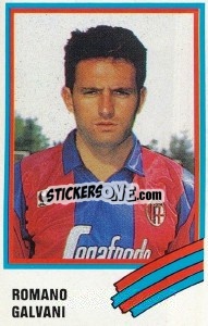 Sticker Romano Galvani - Calcio 1989 n. 47 - Euroflash