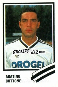 Sticker Agatino Cuttone - Calcio 1989 n. 55 - Euroflash