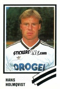 Cromo Hans Holmqvist - Calcio 1989 n. 68 - Euroflash