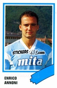 Sticker Enrico Annoni - Calcio 1989 n. 73 - Euroflash