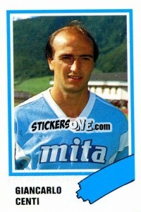 Sticker Giancarlo Centi - Calcio 1989 n. 78 - Euroflash