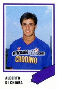 Cromo Alberto Di Chiara - Calcio 1989 n. 97 - Euroflash