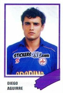 Figurina Diego Aguirre - Calcio 1989 n. 102 - Euroflash