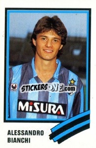 Cromo Alessandro Bianchi - Calcio 1989 n. 113 - Euroflash