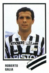 Sticker Roberto Galia - Calcio 1989 n. 128 - Euroflash